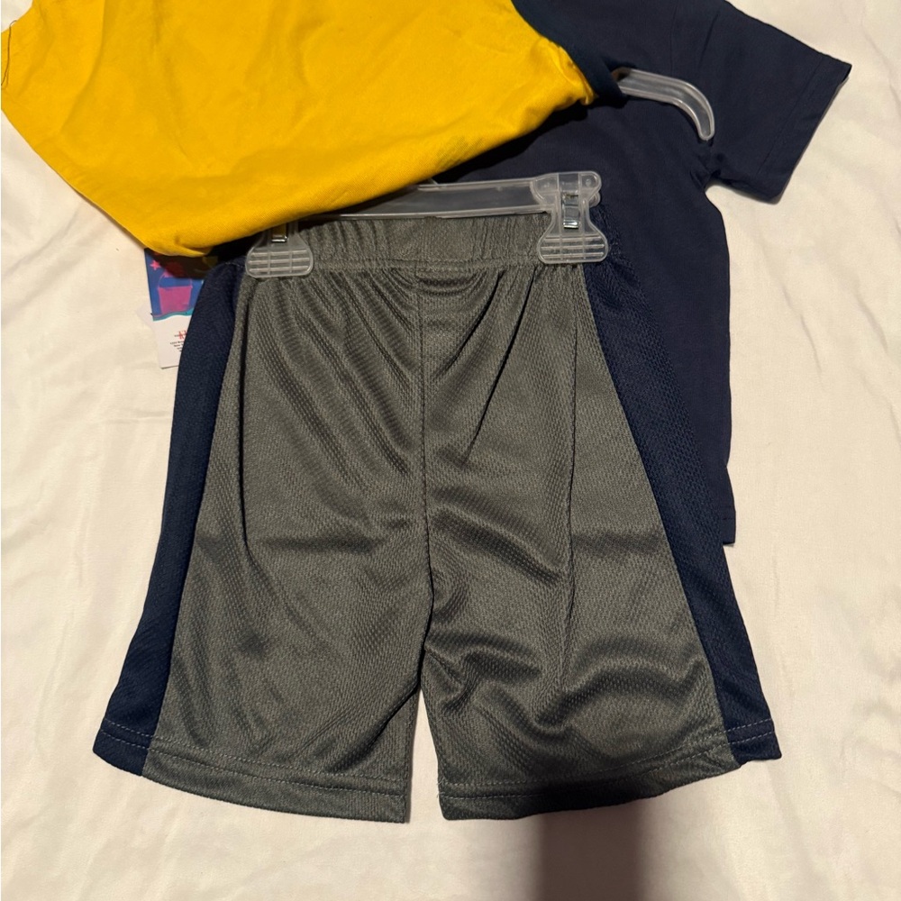 SpongeBob SquarePants Navy and Yellow Kids Matching Set - Picture 3 of 3